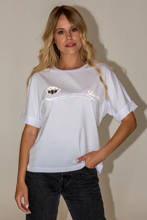 Футболка с принтом камни №335А