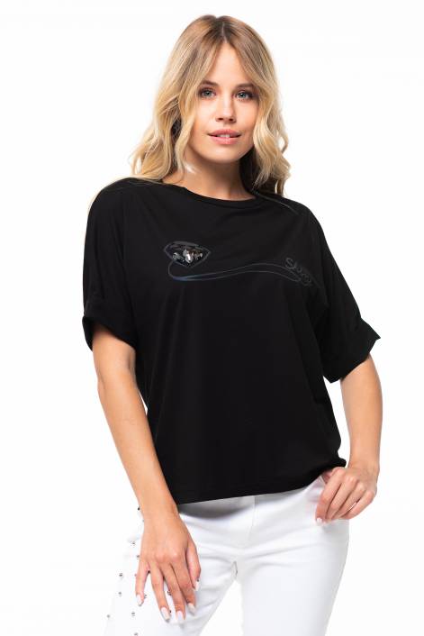 Футболка с принтом камни №335А