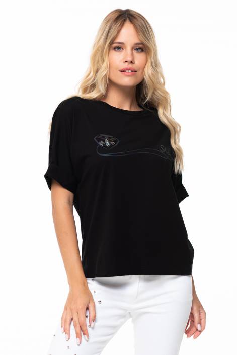 Футболка с принтом камни №335А