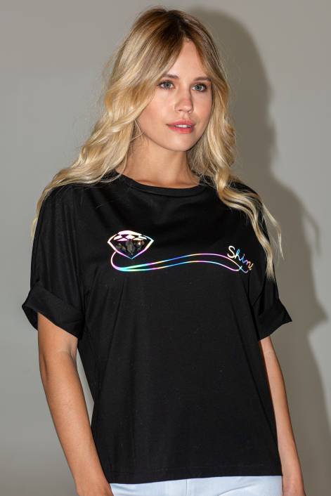 Футболка с принтом камни №335А