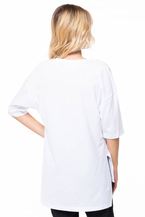 Футболка с удлинённым рукавом №353