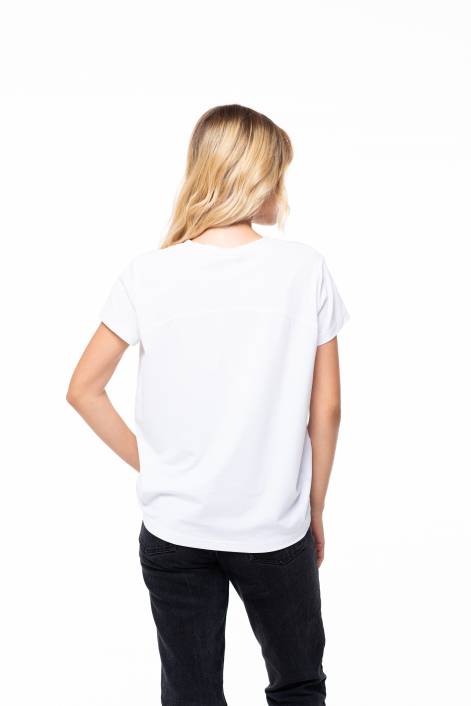 Футболка с коротким рукавом и светоотражающим принтом №395С