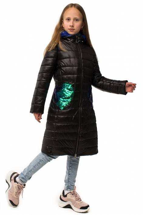 Дитячий демісезонний пуховик для дівчинки №722