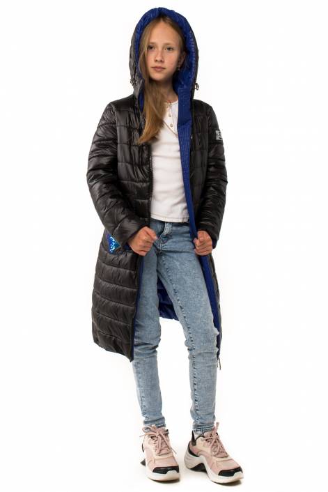 Детский демисезонный пуховик для девочки №722