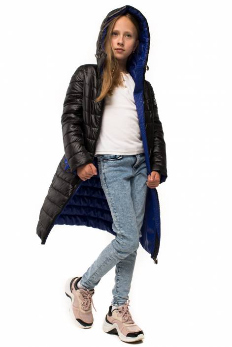 Дитячий демісезонний пуховик для дівчинки №722