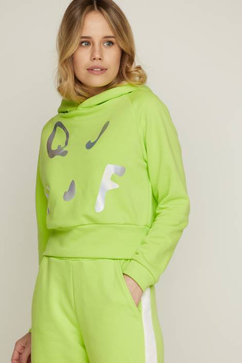 Костюм с короткой кофтой и брюками «Джогеры» №3200