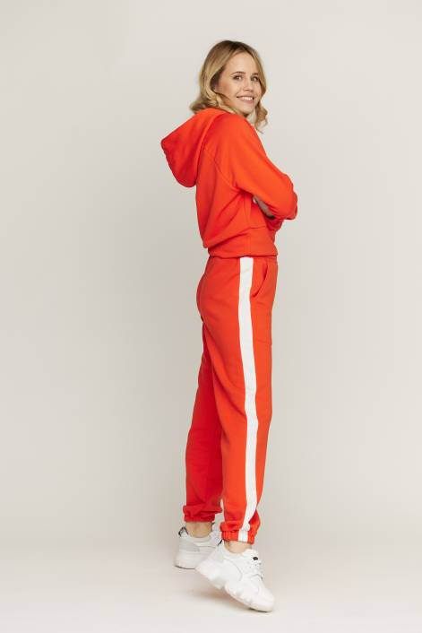 Костюм с короткой кофтой и брюками «Джогеры» №3200