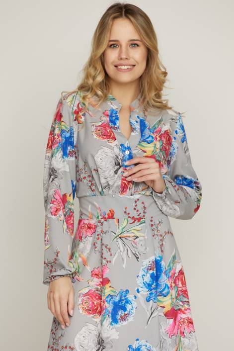 Платье из шифона №2059