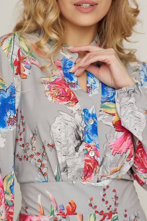 Платье из шифона №2059