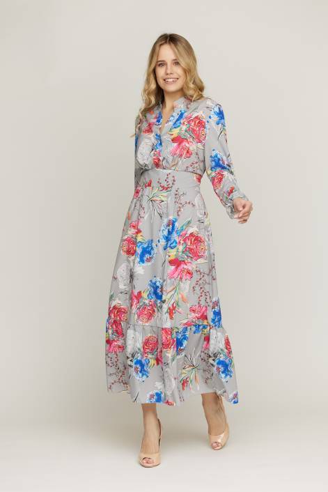 Платье из шифона №2059