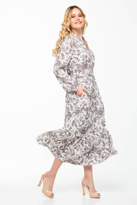 Платье из шифона №2059