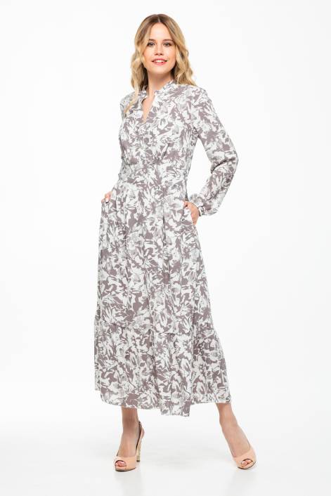 Платье из шифона №2059