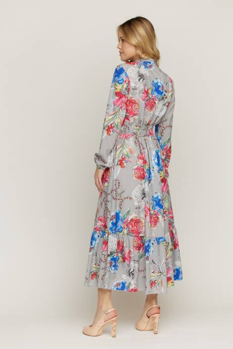 Платье из шифона №2059