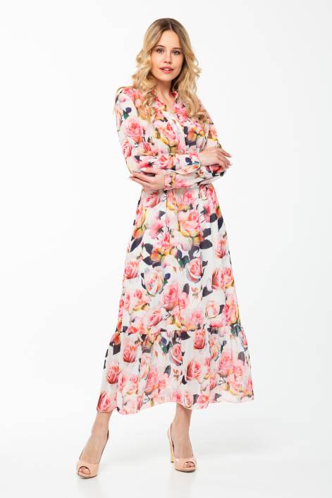 Платье из шифона №2059