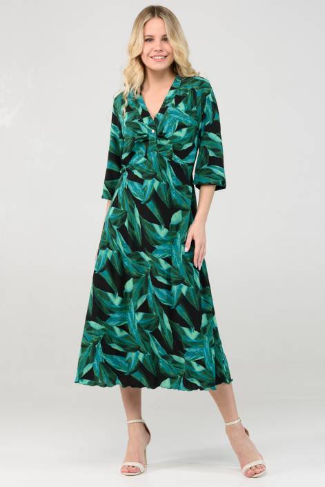 Сукня в блакитну смужку №2090