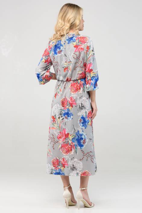 Сукня в блакитну смужку №2090