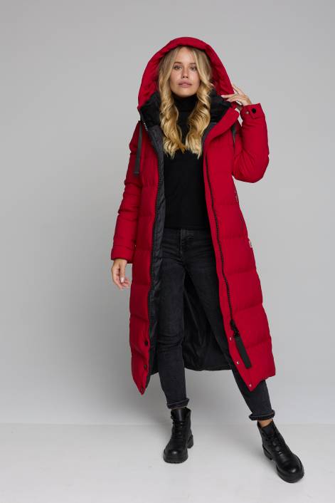 Длинный пуховик на БИО-ПУХЕ №2933