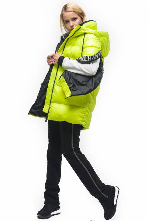 Ультрамодный короткий пуховик №1991