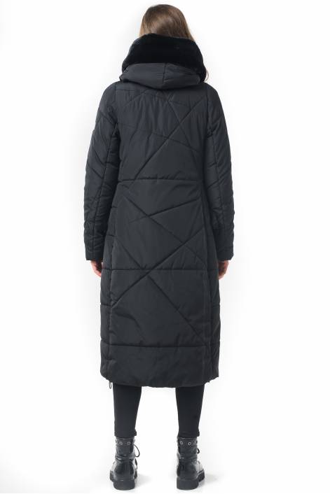 Trendy down jacket knee-length №1927