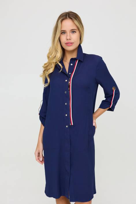 Льняное платье в стиле Sport Chiс №67