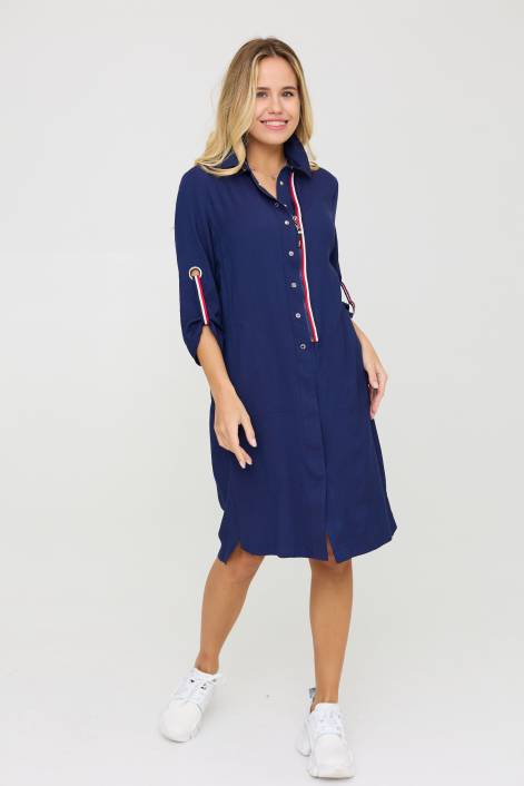 Льняное платье в стиле Sport Chiс №67