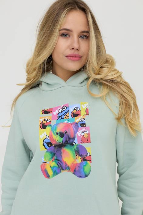 Костюм утепленный с черными брюками №9035